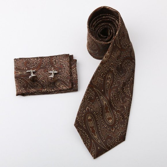 Halloween Black & Blue Ghost Necktie Set with Pocket Square  Mens Silk Necktie Set Hallowmas